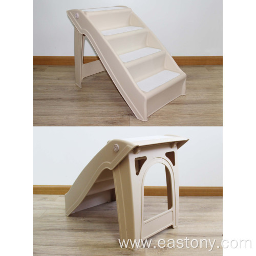 4 Steps Folding Plastic Pet Stairs